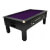Prime Slate Bed Pool Table - Table Finish : Black, Cloth Colour : Purple (Smart)