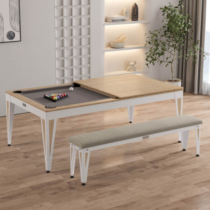 Pureline Blade 7ft Slate Bed Pool Dining Table