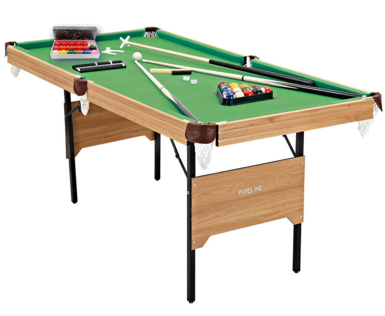 Pureline 6ft Folding Snooker & Pool Table