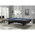 PureLine LA Pro American Slate Bed Pool Table - Finish : Black, Cloth colour : Electric Blue
