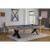 The Pureline Texas 8ft Slate Bed Pool Table - Cloth colour : Electric Blue