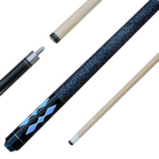 Pureline Rodeo Two-Piece 58-inch American Pool Cue - Cue Colour : Blue