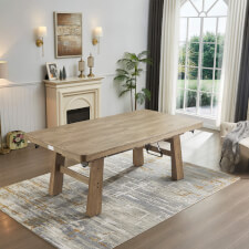 Pureline Rustic Chic Pool, Dining & Cards Table
