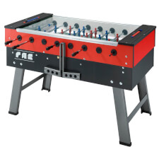 FAS San Siro Football Table - Table Finish : Red / Black Table Finish, Coin Operation : Free Play Table