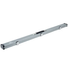 Pureline Shield Metal Cue Case For 2pc 3/4 Joint Cue - Colour : Grey