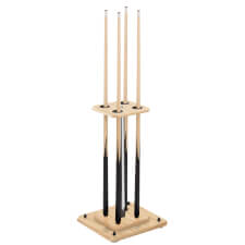 Slim Cue Stand For 4 Cues - Finish : Oak