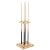 Slim Cue Stand For 4 Cues - Finish : Oak