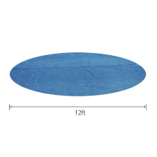 Bestway Solar Swimming Pool Cover - Size : 12ft