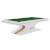The Spartan Slate Bed Pool Table - Table Finish : Glossy Black, Cloth Colour : Olive (Smart)