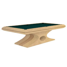 The Spartan Slate Bed Pool Table - Table Finish : Oak, Cloth Colour : Spruce (Elite Pro)