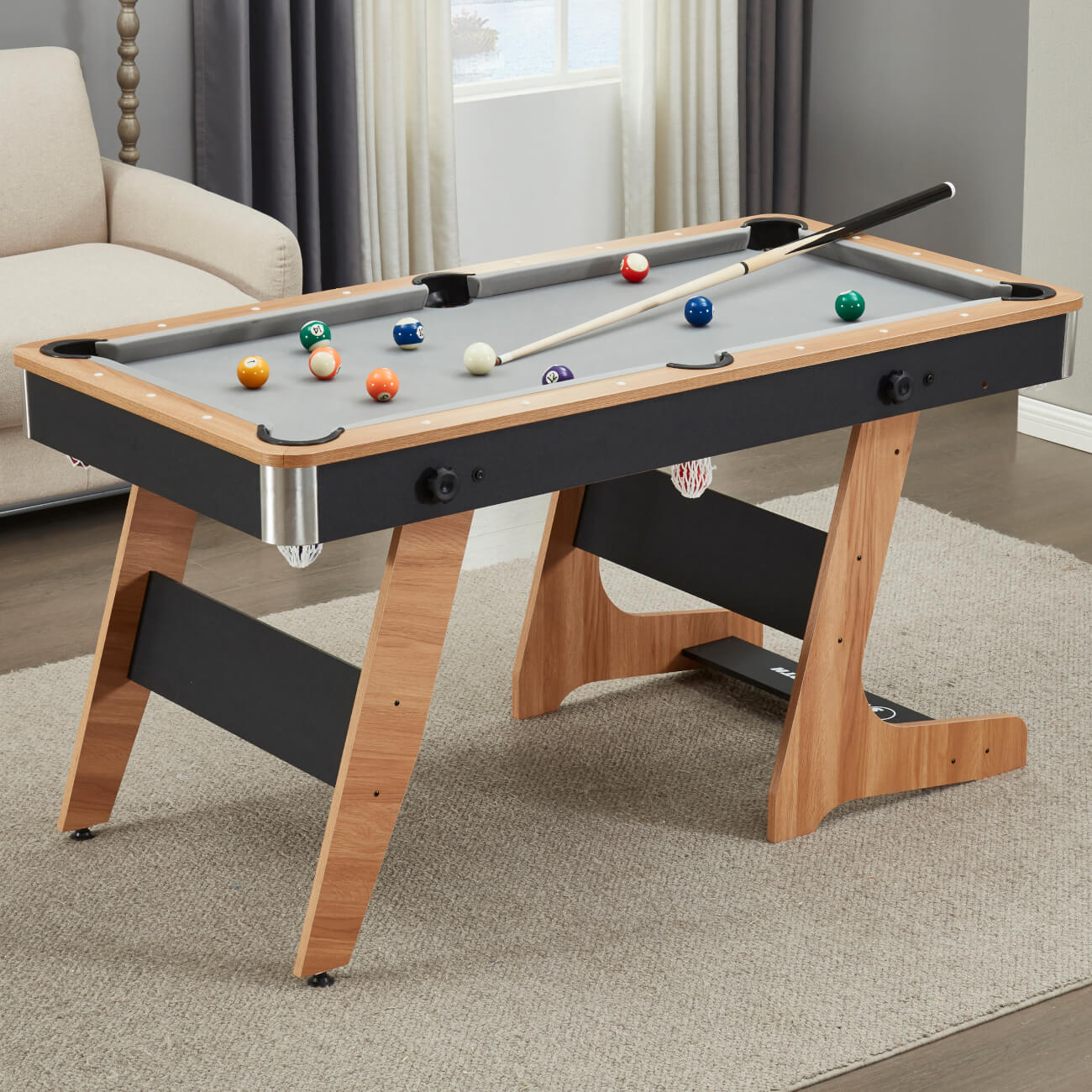 Strikeworth Streamline Folding 5ft Pool Table
