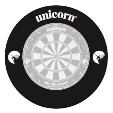 Unicorn Striker Heavy Duty Dartboard Surround - Colour : Black