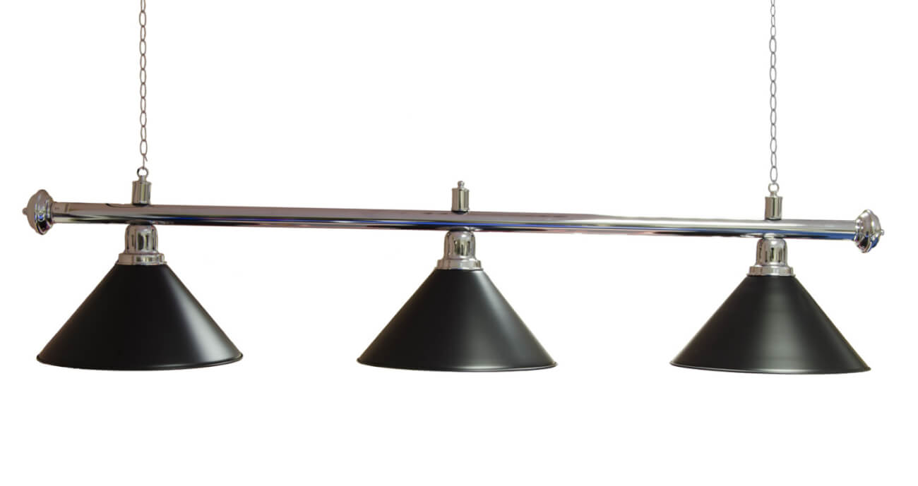 Strikeworth Chrome Pool Table Lighting Bar