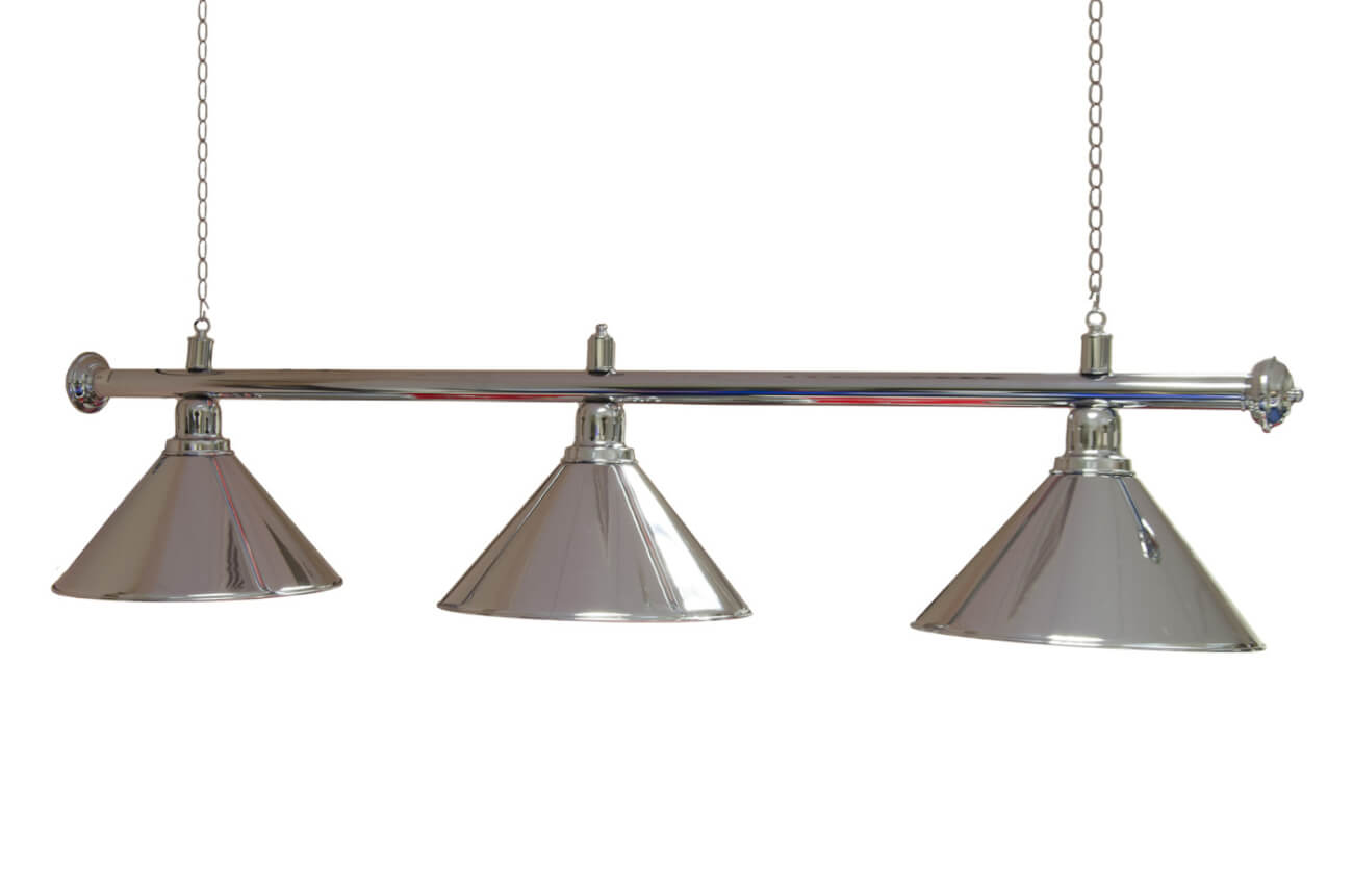 Strikeworth Chrome Pool Table Lighting Bar