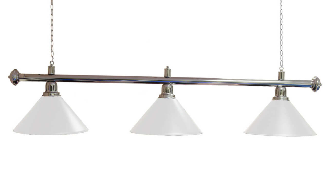 Strikeworth Chrome Pool Table Lighting Bar