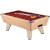 Supreme Winner Slate Bed Pool Table - Table Finish : Oak, Cloth Colour : Burgundy, Freeplay, Coins or Cashless : Freeplay Table