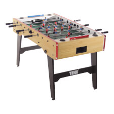 Tekscore Full Size Folding Football Table - Table Finish : Wood Finish
