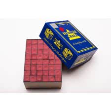 Triangle Billiard Chalk (144pcs) - Chalk colour : Red