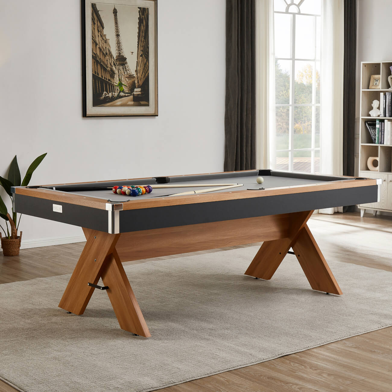 Pureline Twist 6ft/7ft Pool, Cards & Dining Table