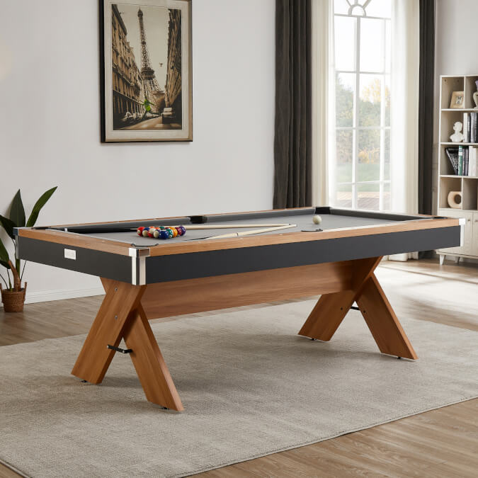 Pureline Twist 6ft/7ft Pool, Cards & Dining Table