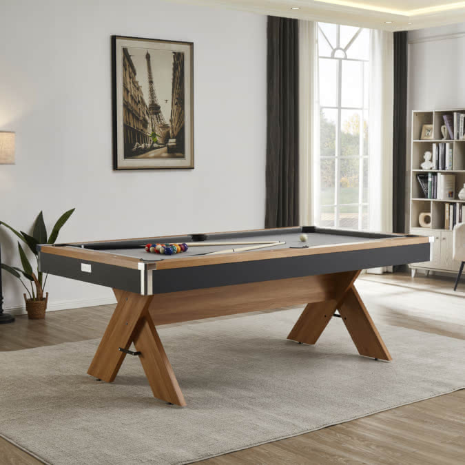 Pureline Twist 6ft/7ft Pool, Cards & Dining Table