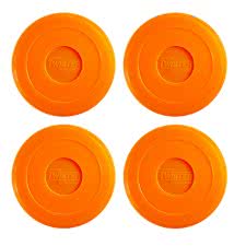 Twister 80mm Orange Air Hockey Puck (30-0080) - Number of Pucks : Pack of 4