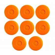 Twister 80mm Orange Air Hockey Puck (30-0080) - Number of Pucks : Pack of 8