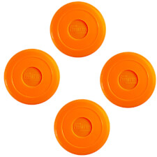Twister 70mm Orange Air Hockey Puck (30-0070) - Number of pucks : Four pucks