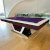The Vermont Slate Bed Pool Table - Table Finish : Chocolate Wenge, Cloth Colour : Purple (Smart)