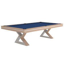 The Vision Slate Bed Pool Table - Table Finish : Cherry, Cloth Colour : Slate (Smart)