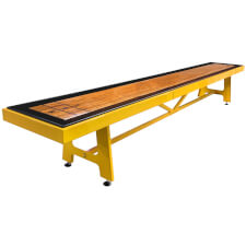 WIK 18ft Shuffleboard Table - Colour : Yellow