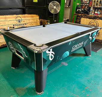 Canna branded pool table