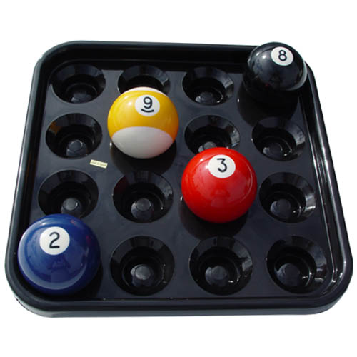 Billiard ball tray for 16 balls.