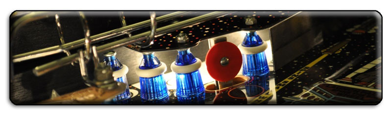Playfield detail of Bride of Pin-Bot pinball machine