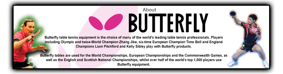 Butterfly table tennis footer