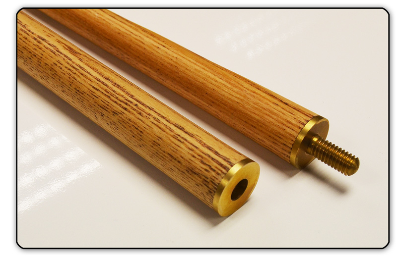 The joint on the Liberty ash 48-inch two piece pool cue