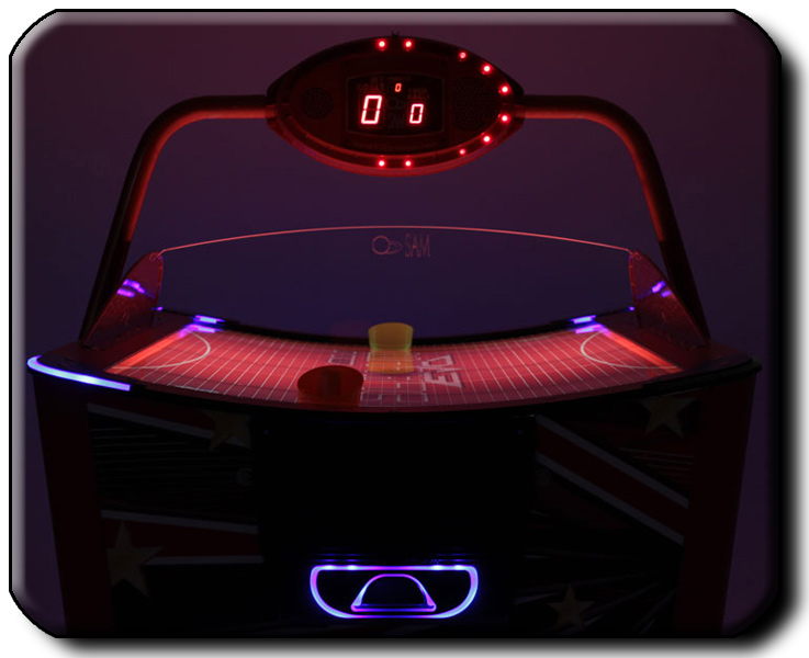 Slalom Evo air hockey table playfield profile