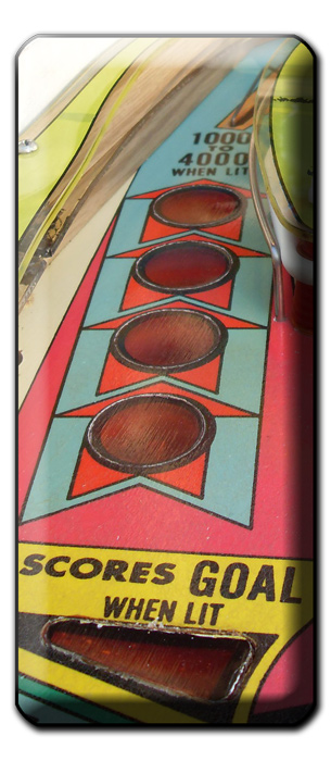 World Cup Pinball 1978 playfield detail