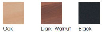 The veneer finishes available with the Ascot pool table