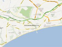 Map of bournemouth