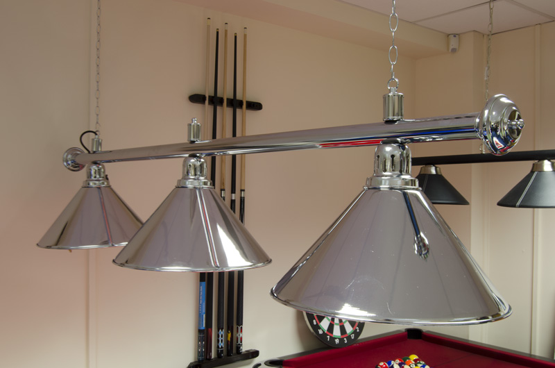 The Strikeworth chrome lighting bar fitted
