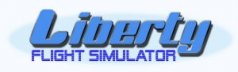 Liberty flight simulator logo