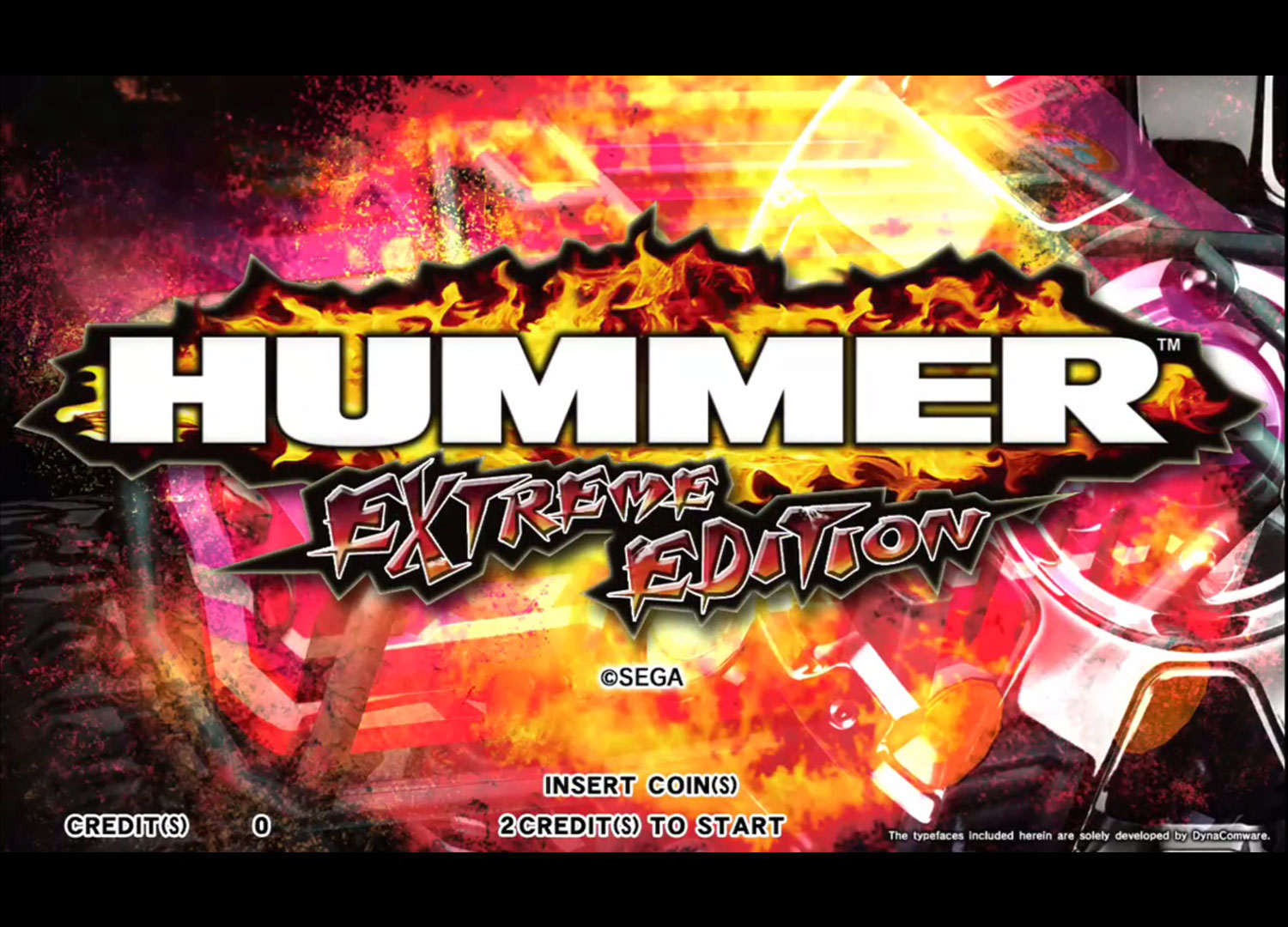 Screenshot from Sega Hummer arcade machine