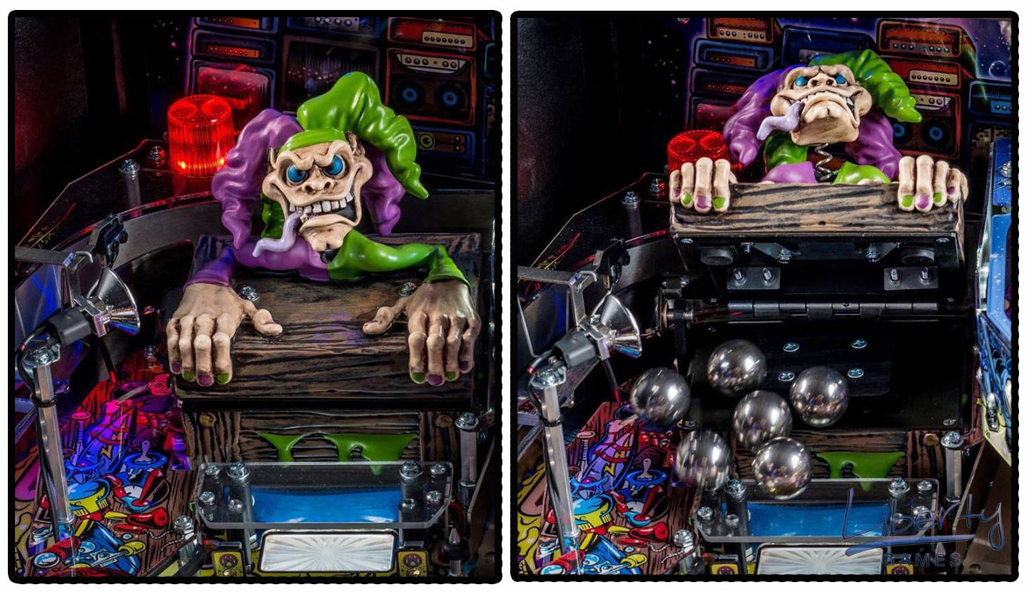 Multiball toybox on Stern Aerosmith Premium pinball machine