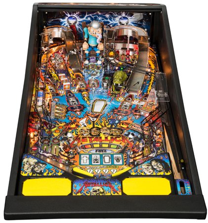 pinball metallica stern playfield machine pro represent fully note graphics