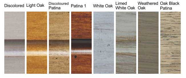 Oak finish options for Toulet pool tables