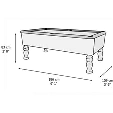 Richmond Slate Bed Pool Table Dimensions