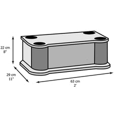 Steepletone Base Zero 50 Jukebox Stand Dimensions