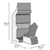 Vesaro Racing Simulator Stage 2 Package Dimensions
