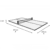 Cornilleau Turn2Ping Outdoor Table Tennis Top Dimensions